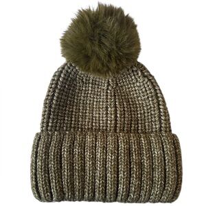 Norla Hat Beanie Pompom Alpaca Wool & Cotton Winter Ski Anthropologie